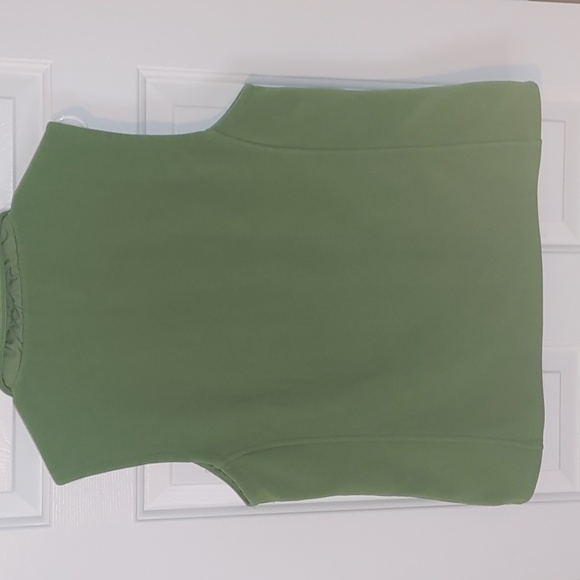 Green Quilted & Fleece Lined Vest Women's XL - Picture 4 of 5